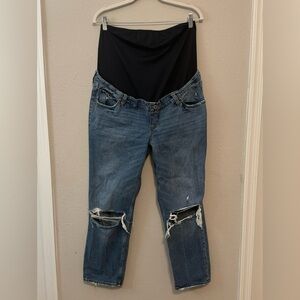 Abercrombie Maternity Ankle Straight Jeans